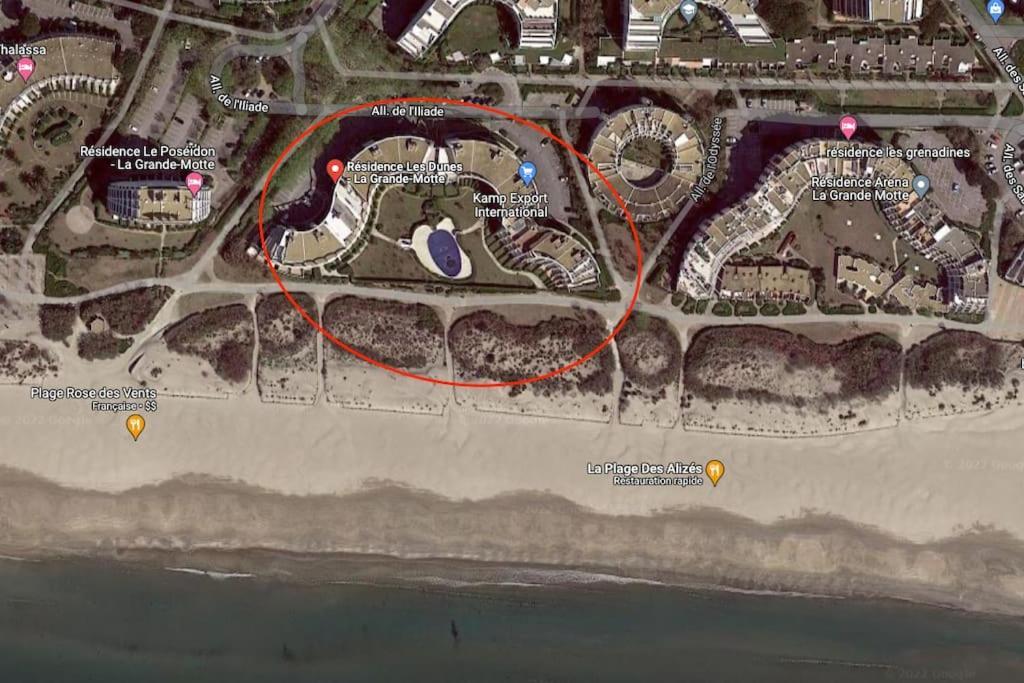 *Les Dunes, 50 M Des Plages, Clim, Netflix,4 Pers* La Grande-Motte Buitenkant foto