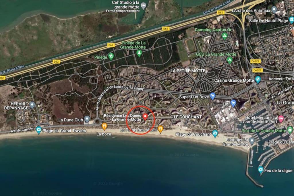 *Les Dunes, 50 M Des Plages, Clim, Netflix,4 Pers* La Grande-Motte Buitenkant foto